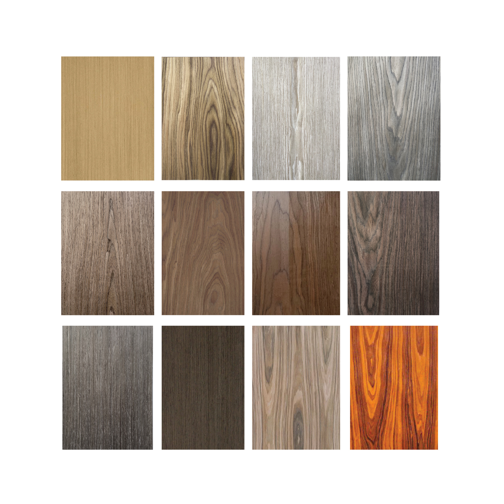 Набор образцов шпона на хдф 6мм