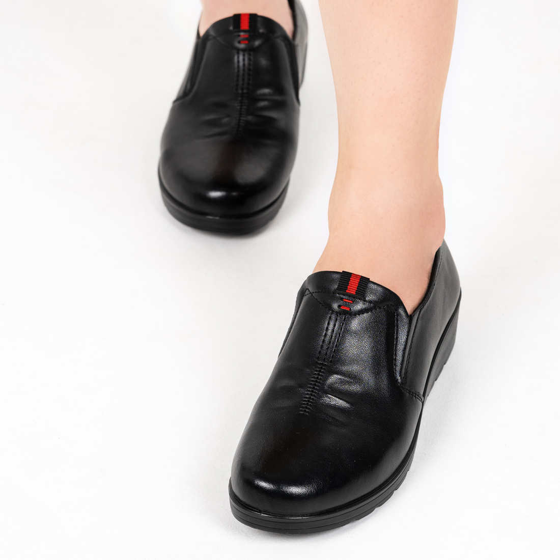 Туфли черные из натуральной кожи, Обувь женская осенняя кожаная ...