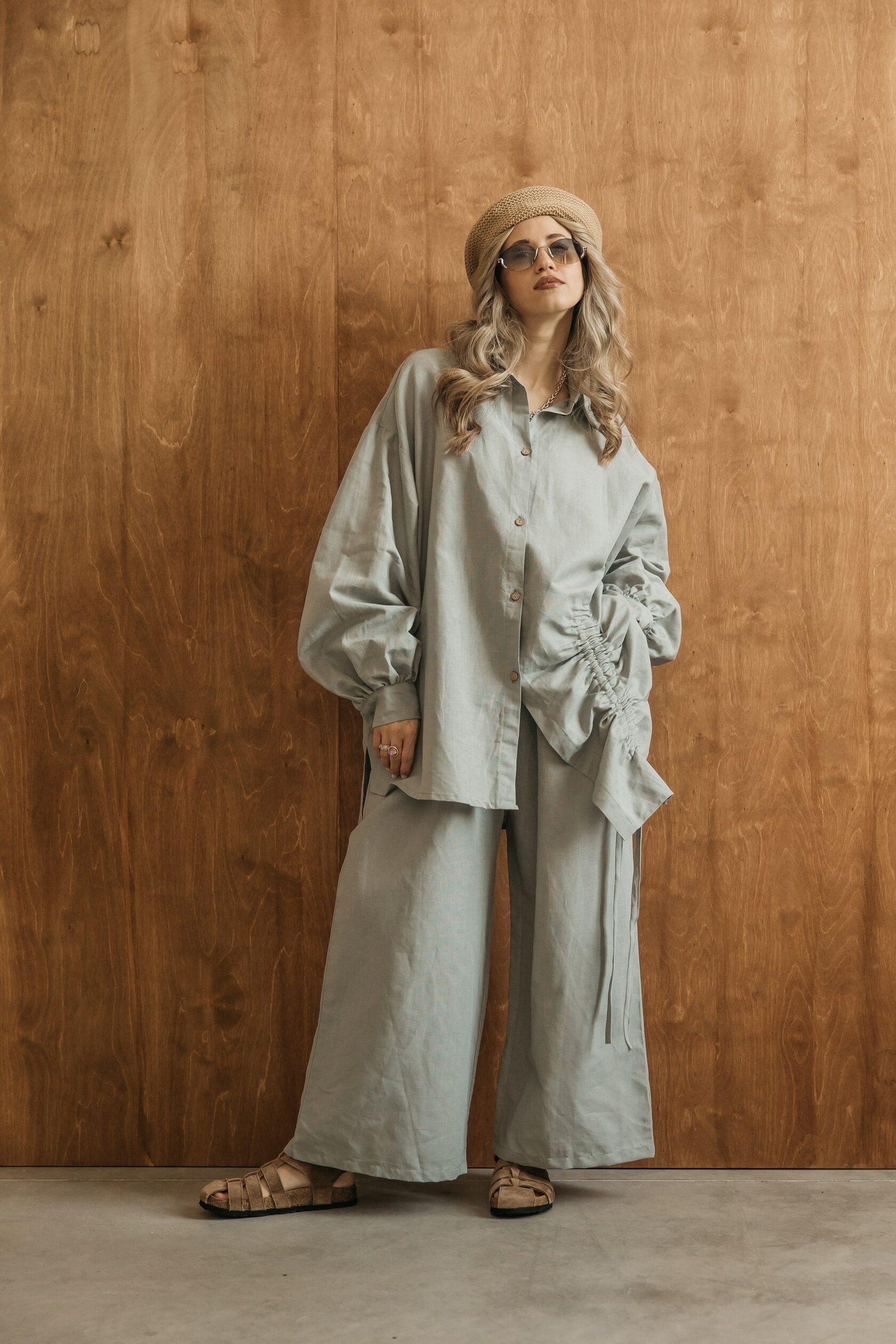 Брюки палаццо «Пташка»