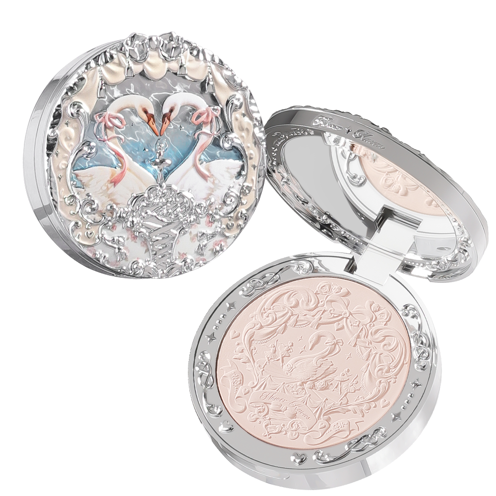 Пудра Flower Knows Swan Ballet Embossed Blush