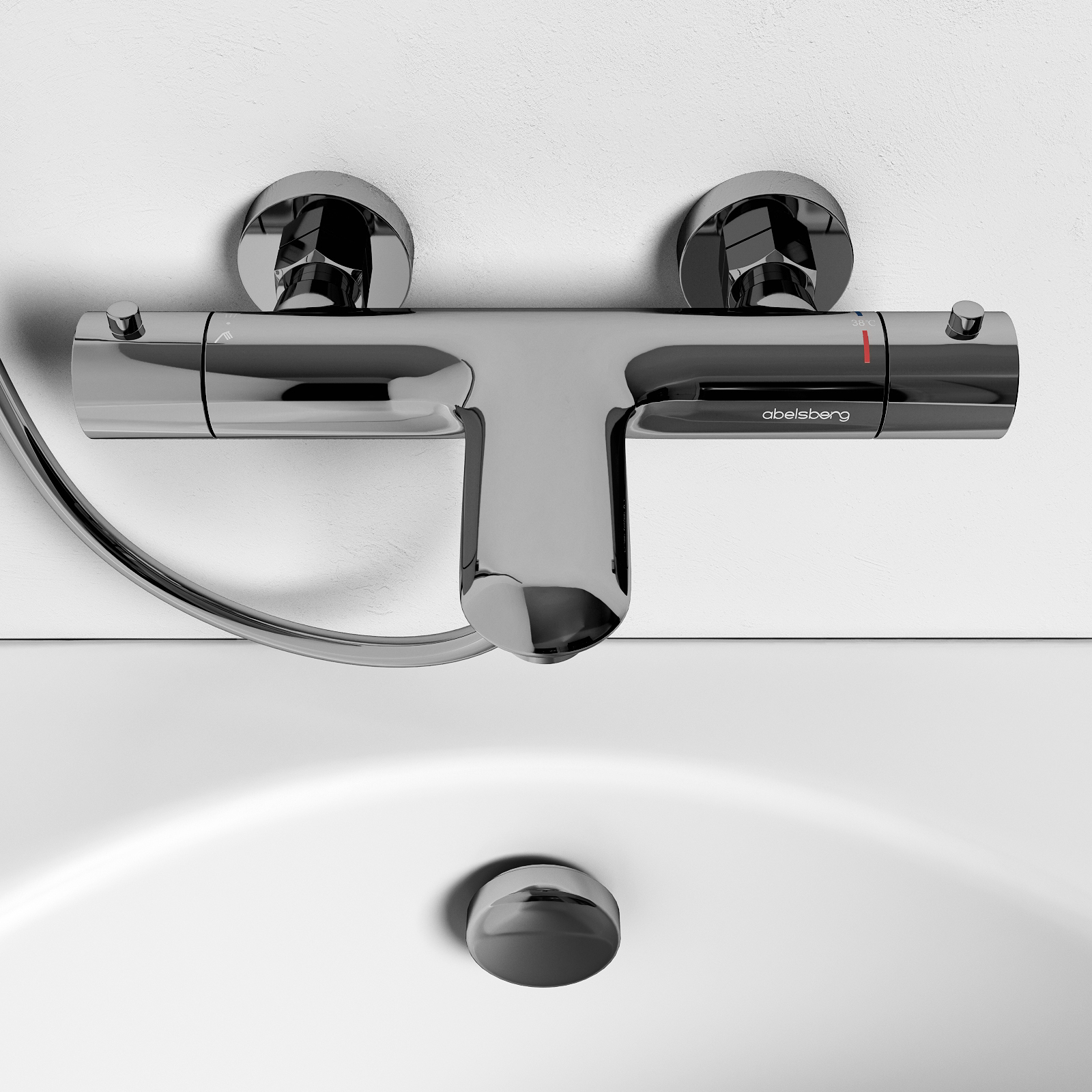 Cмеситель для ванны и душа Perfecta глянцевый хром