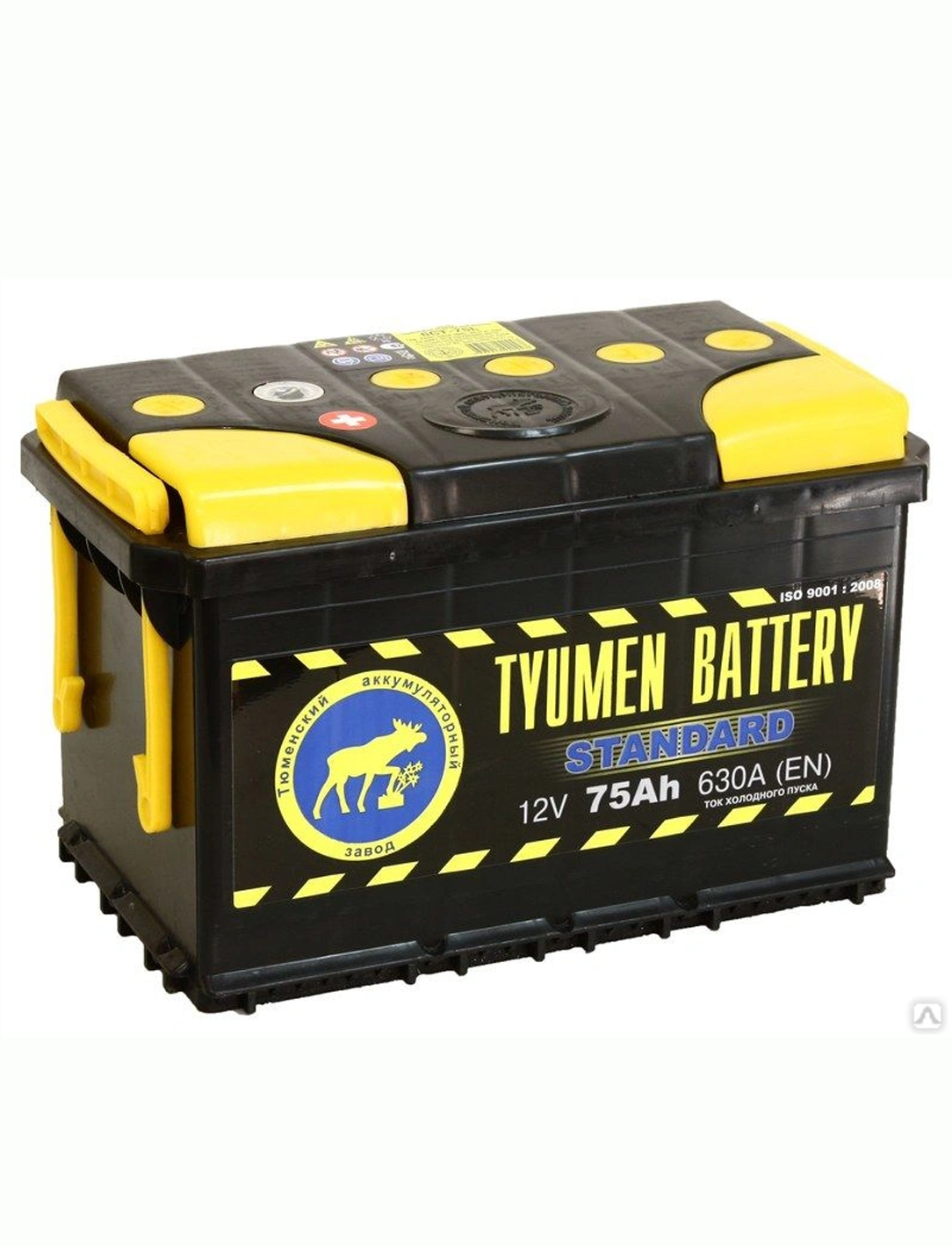 Battery 75. Аккумулятор Tyumen Battery Standard 75 Ач. АКБ 75ач Тюмень. Аккумулятор 6ст-75 l Standart. АКБ 6 ст 75 Тюмень стандарт.