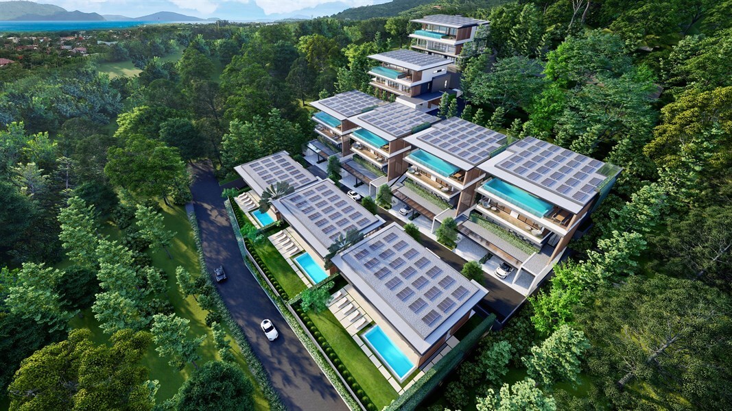 ЖК La Vista Villas, Чалонг пляж, Пхукет — вид комплекса