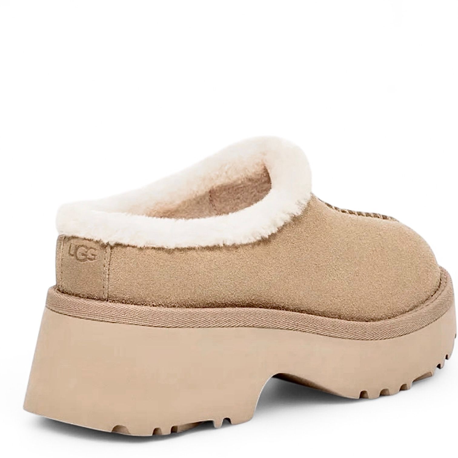 UGG New Heights Cozy Clog Бежевый — фото 3