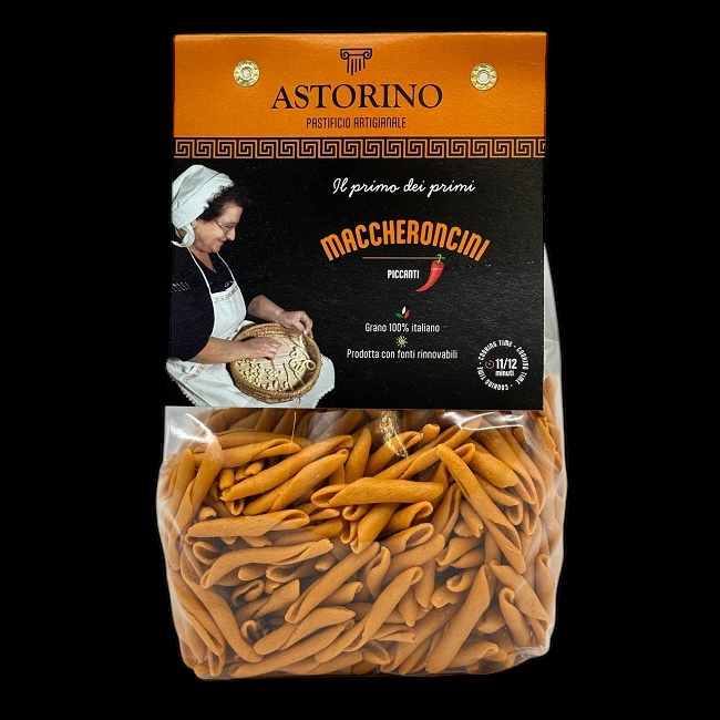 Паста Маккерончини пикканти 500 г, Maccheroncini piccanti Astorino 500 gr