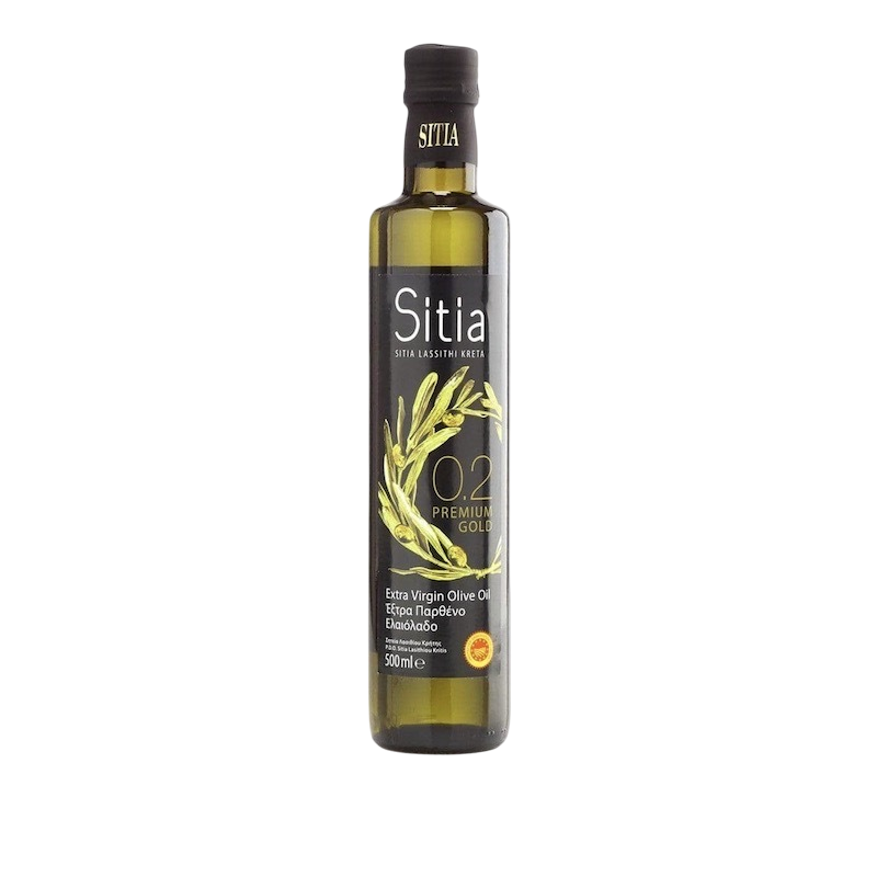 Масло оливковое SITIA 0,2 Extra Virgin, холодного отжима, 500 мл, стекло