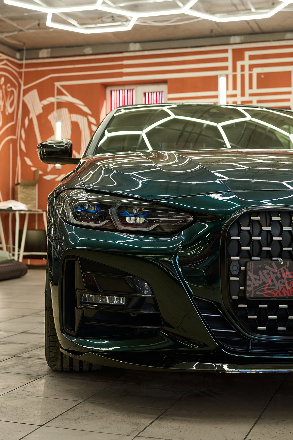 BMW 4 Cabrio — зелёный глянец, фото 6 проекта Monster Garage