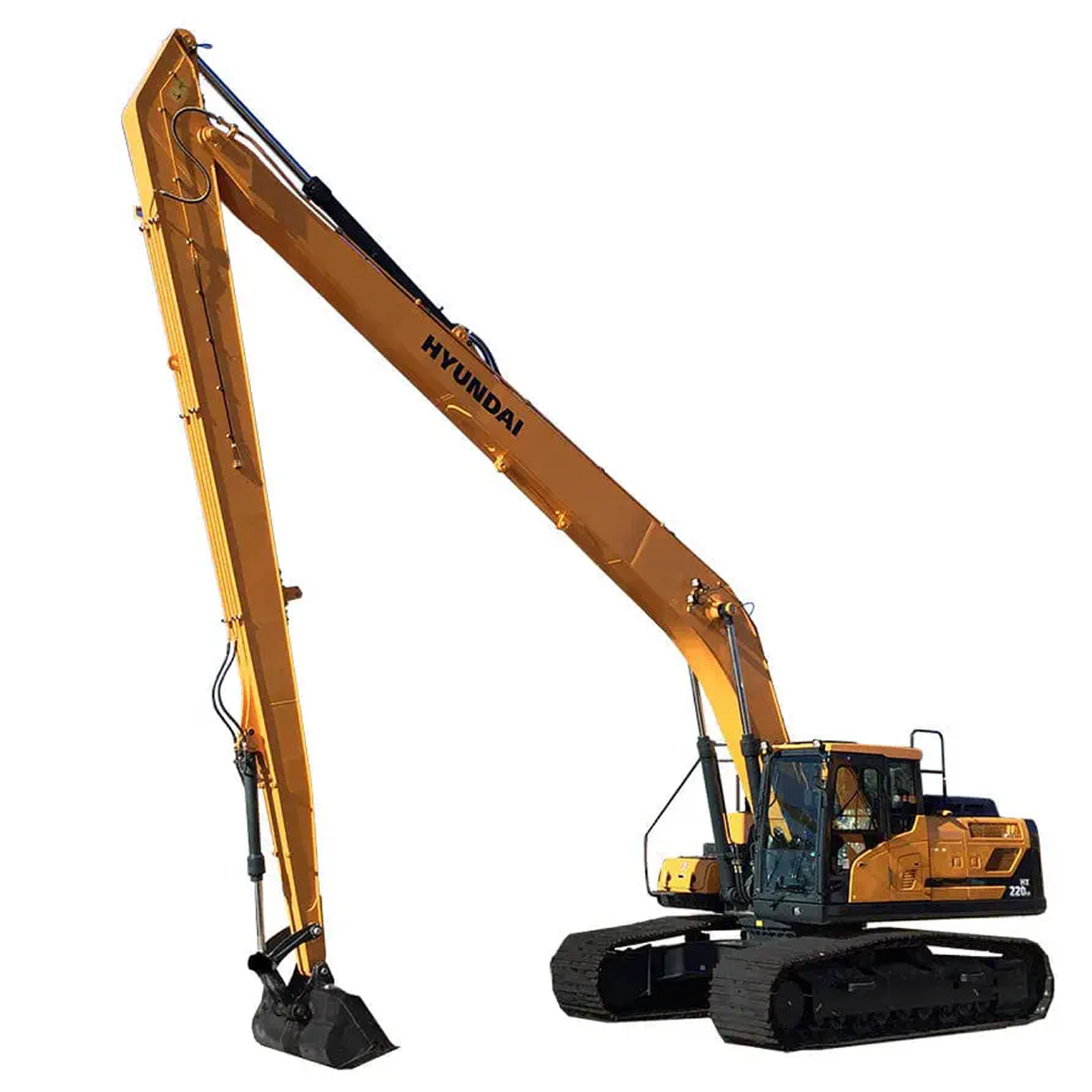 Hyundai HX220 Long Reach yon tomondan