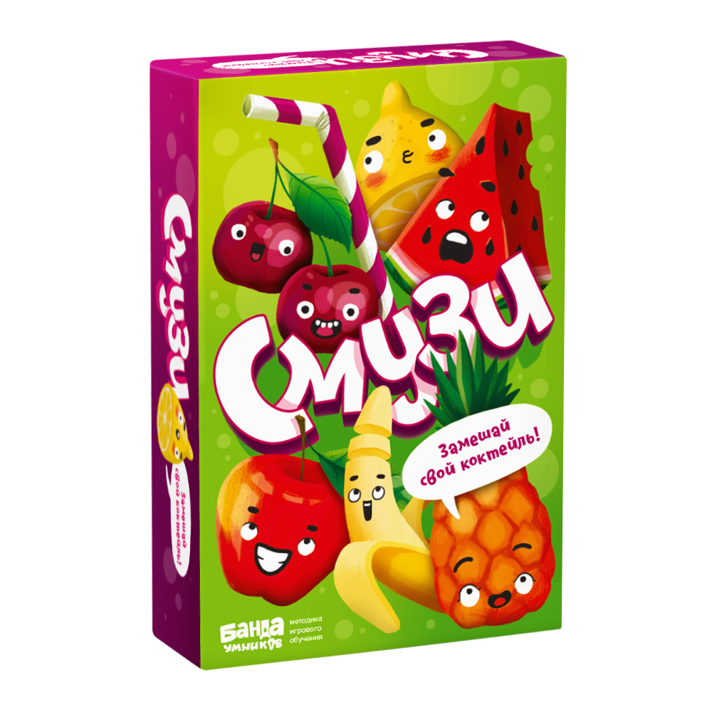 Настольная игра Смузи для всей семьи от Банды умников