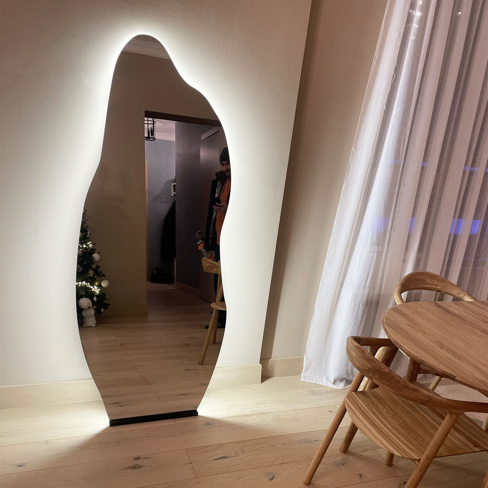 Зеркало напольное с подсветкой Asymmetric Interior Light в интернет ...