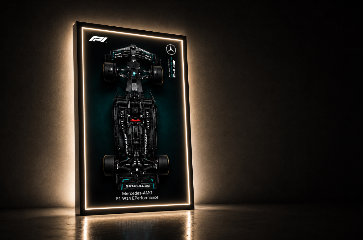 Mercedes W14e F1 — коллекционный постер
