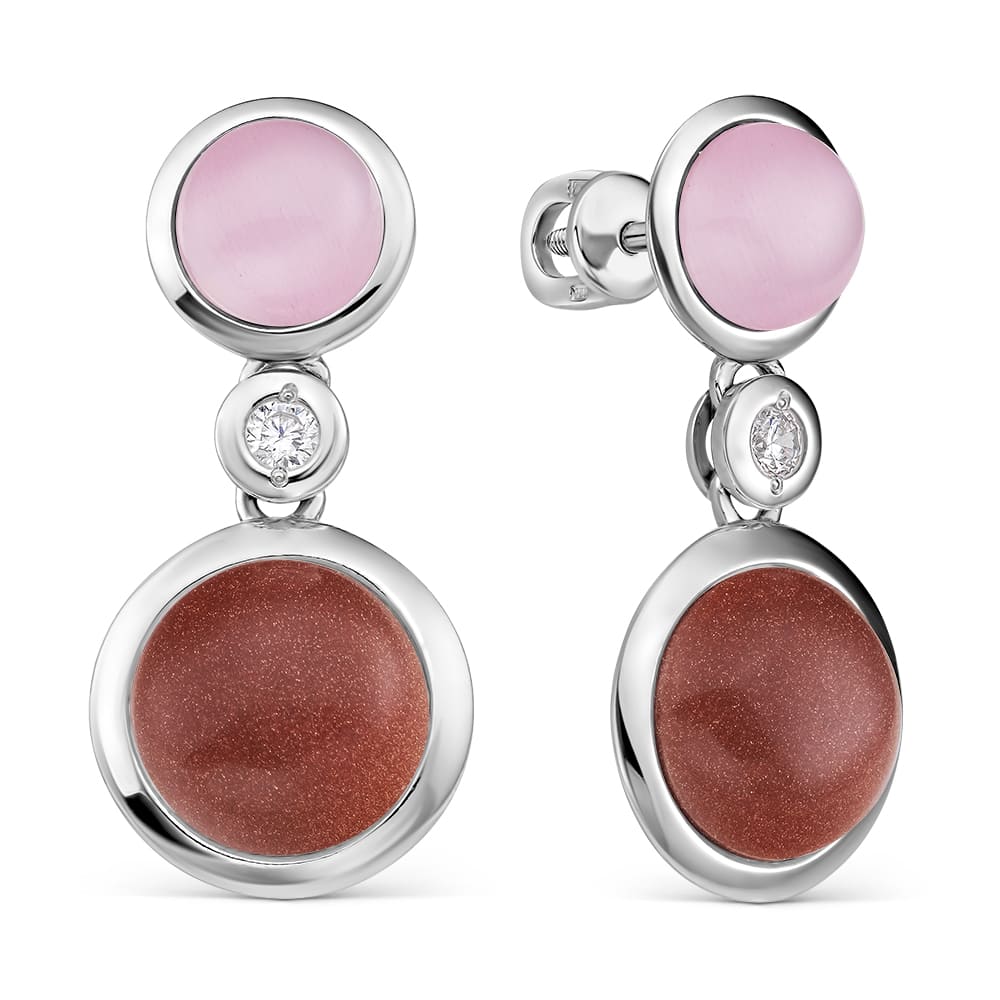 Авантюрин+кошачий глаз