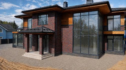 Построенный дом Райт КВ-293 — в стиле Райт, 2 этажа, фото 3