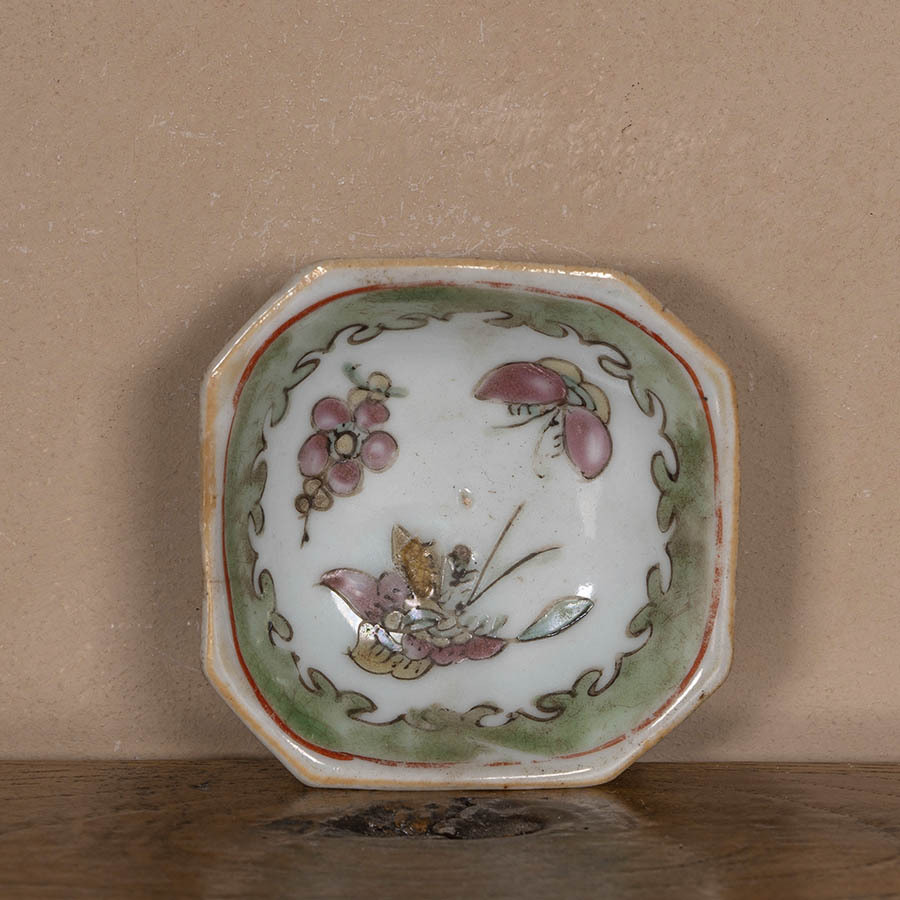 Бэйто подставка под чашечку старинная фарфоровая