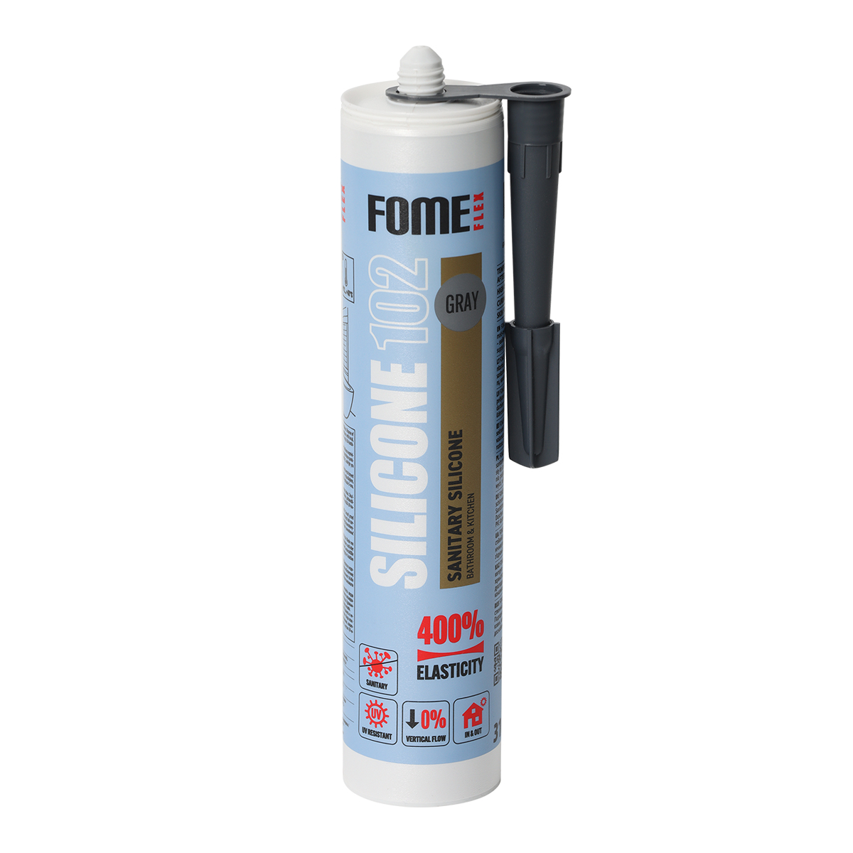 FOME FLEX SANITARY SILICON 102 СЕРЫЙ