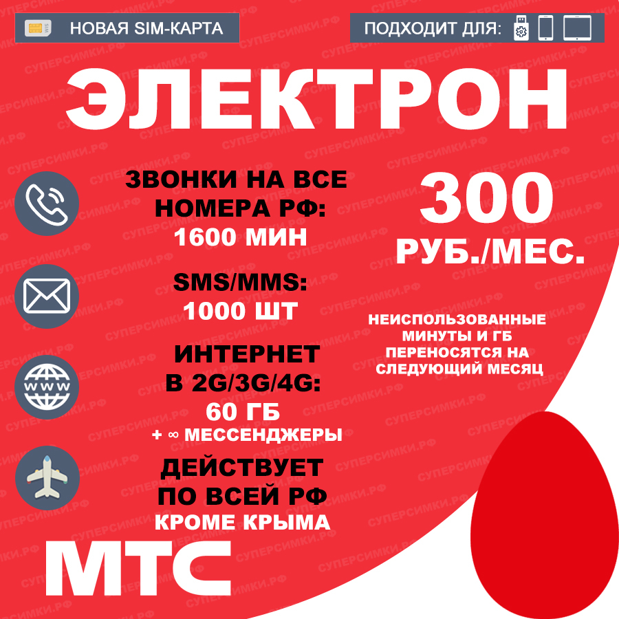 Тарифы МТС