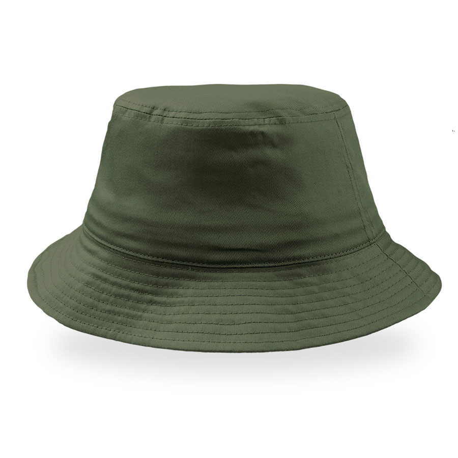 Панама BUCKET COTTON, оливковый — фото 1