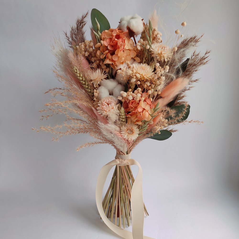 Букет из сухоцветов Душевное тепло