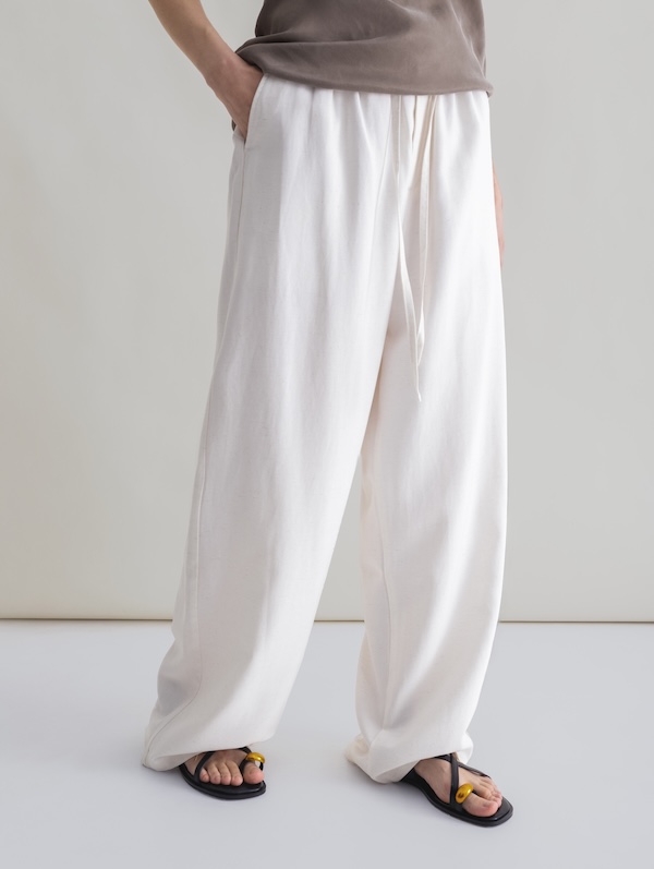 Брюки оверсайз, белый