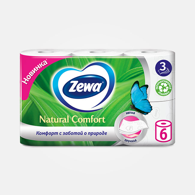 Zewa natural comfort