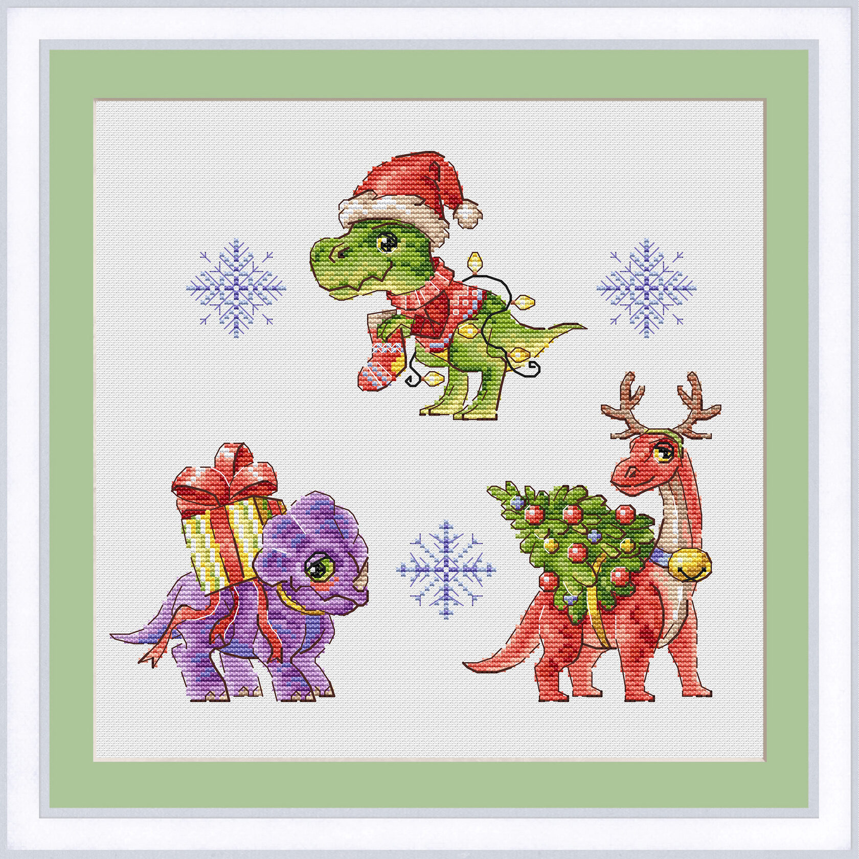 christmas-dinosaurs-cross-stitch-pattern