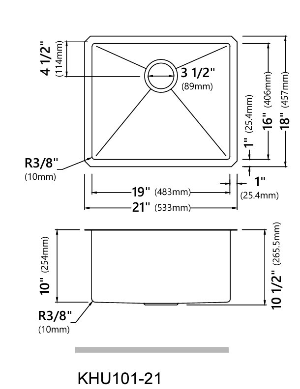 Кухонна мийка Kraus KHU101-21 - изображение 3