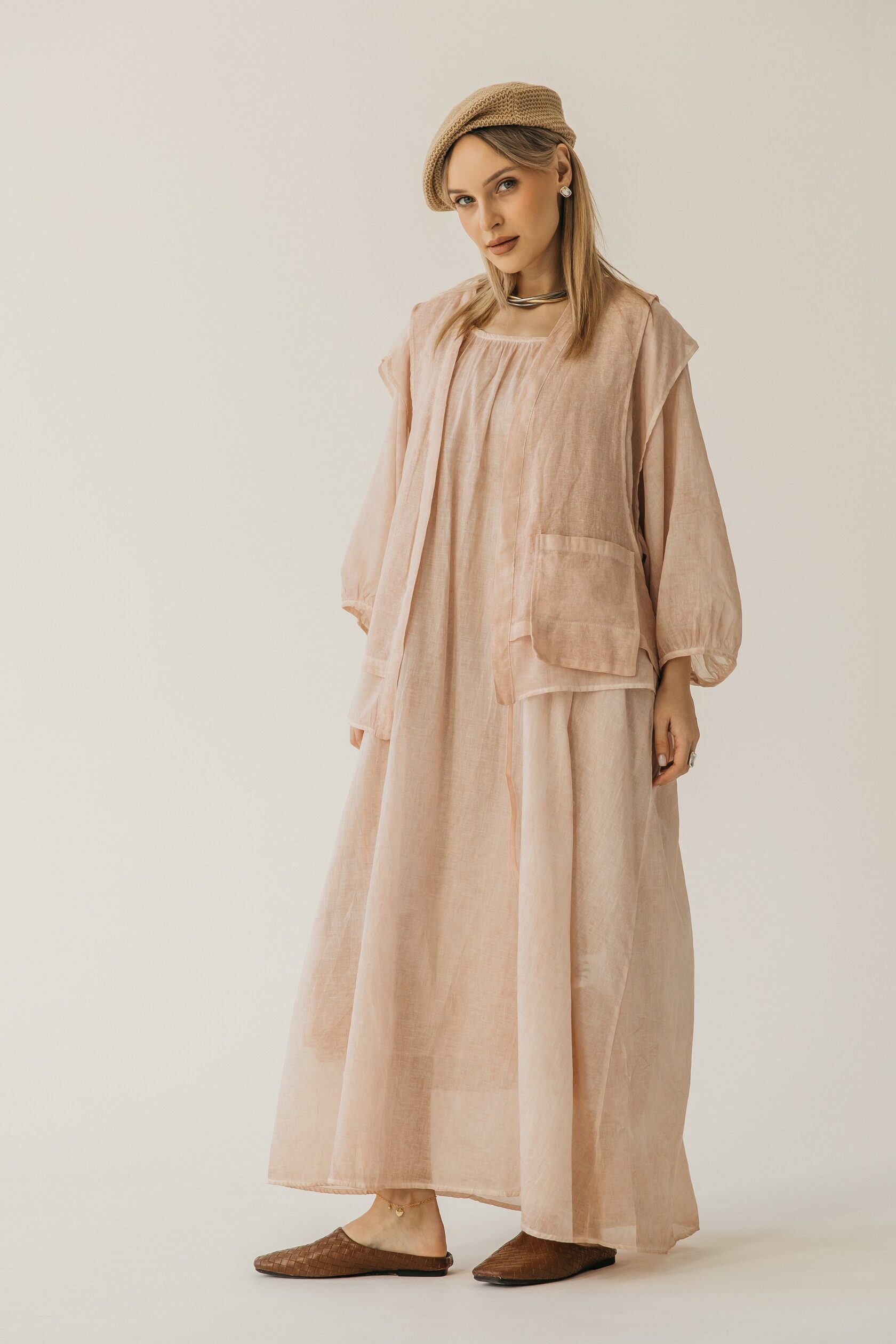 Платье «Воздух» с поясом