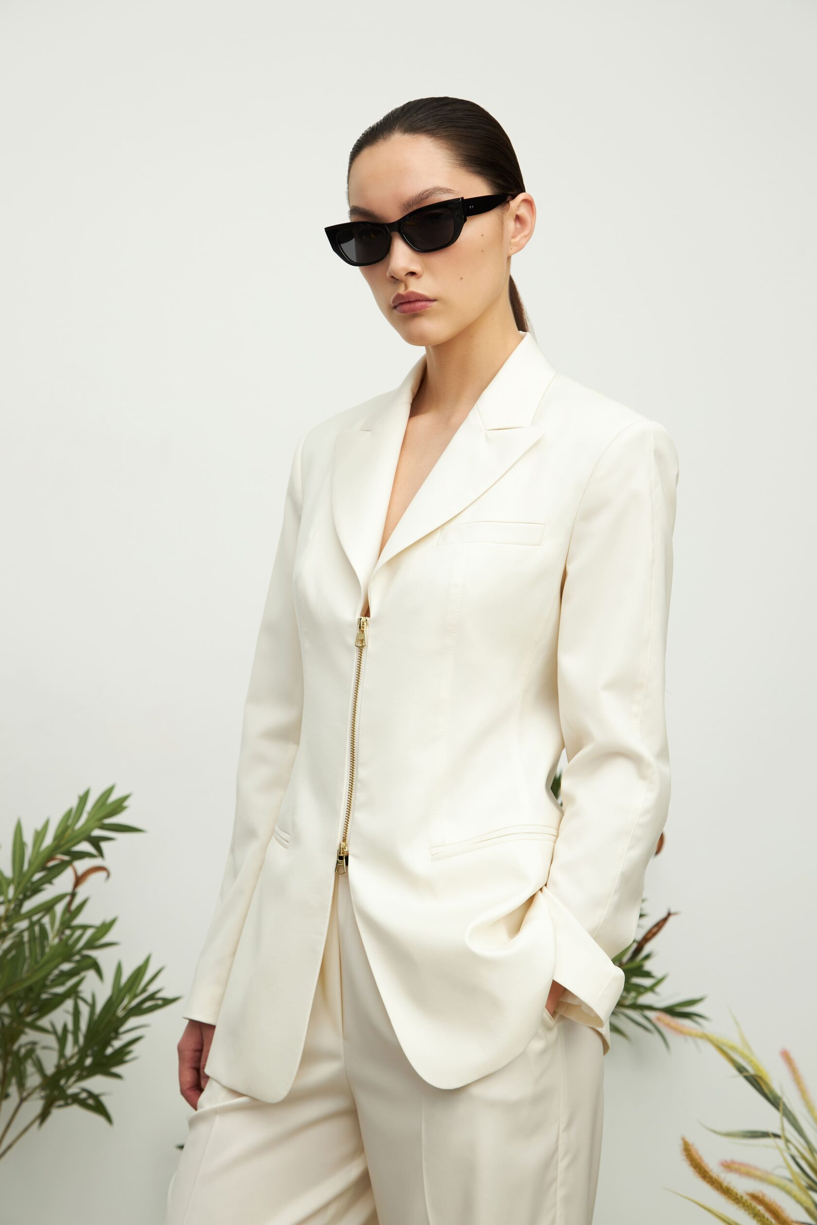 Классический жакет на молнии