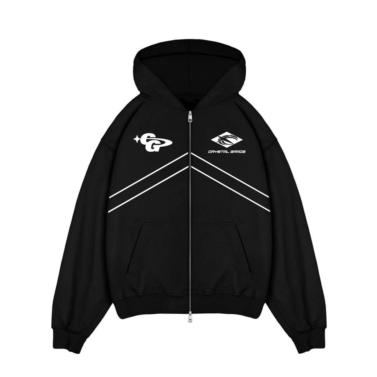 Hoodie "Movement" Black color