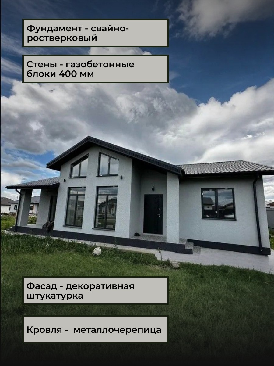 Проект дома 123 м2 / Газобетон / 1 этаж  — фото 5