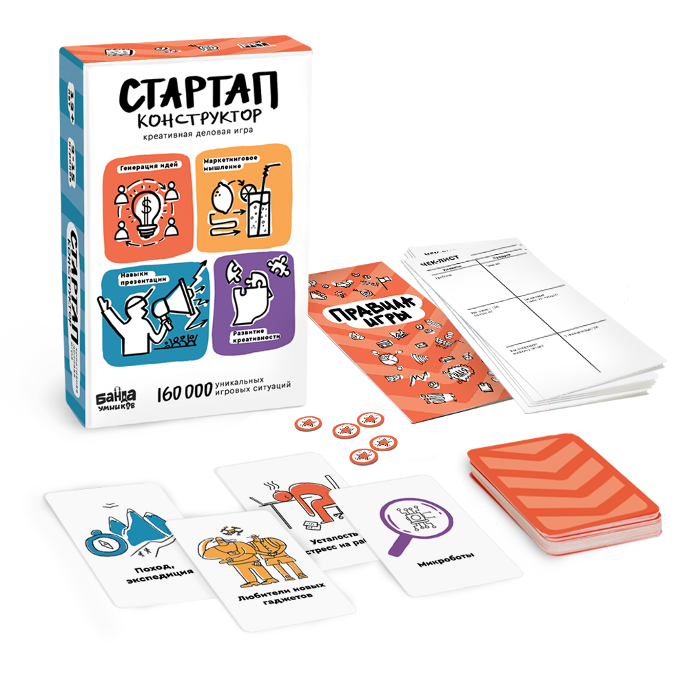 Состав игры Стартап-конструктор