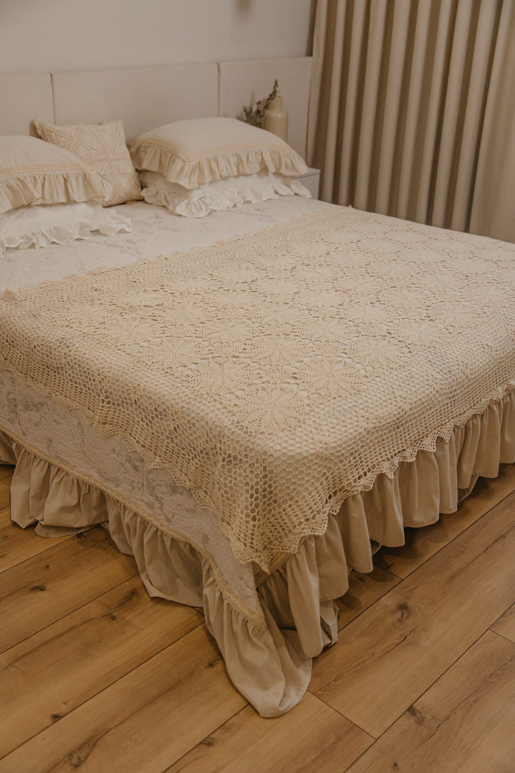 Вязаный плед «Из нашего детства»