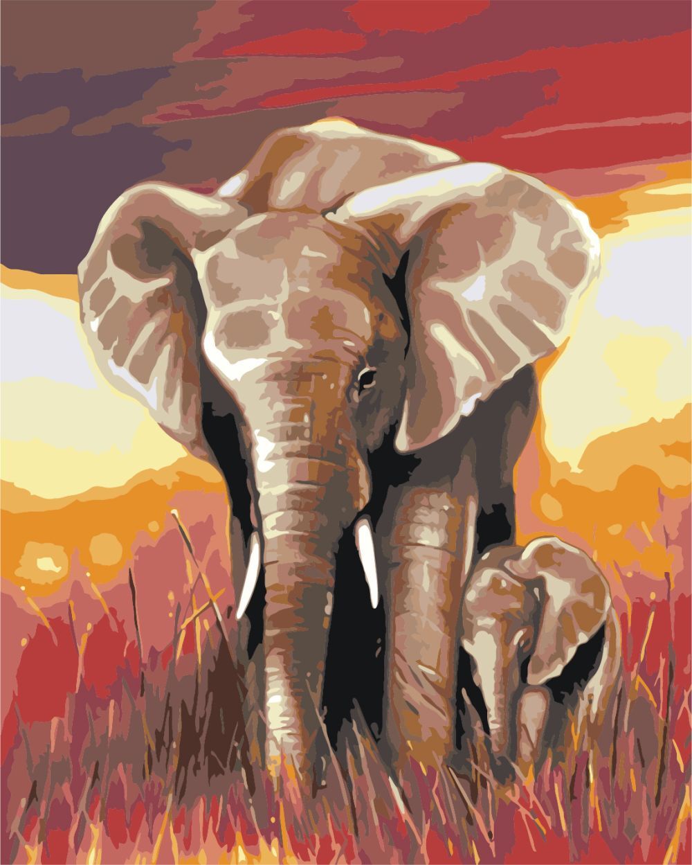 Слоны живопись