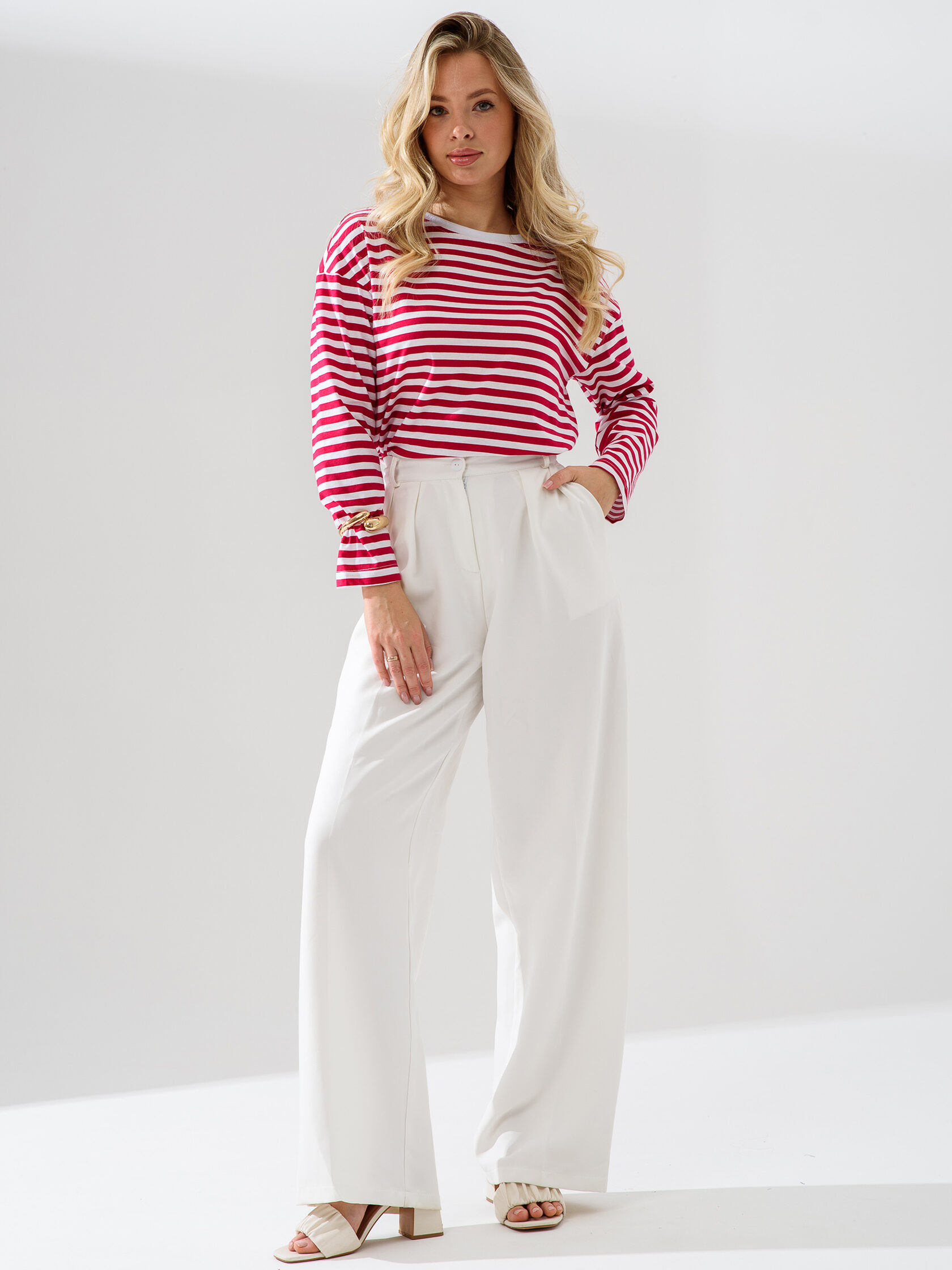 
Лонгслив женский "Полоса"