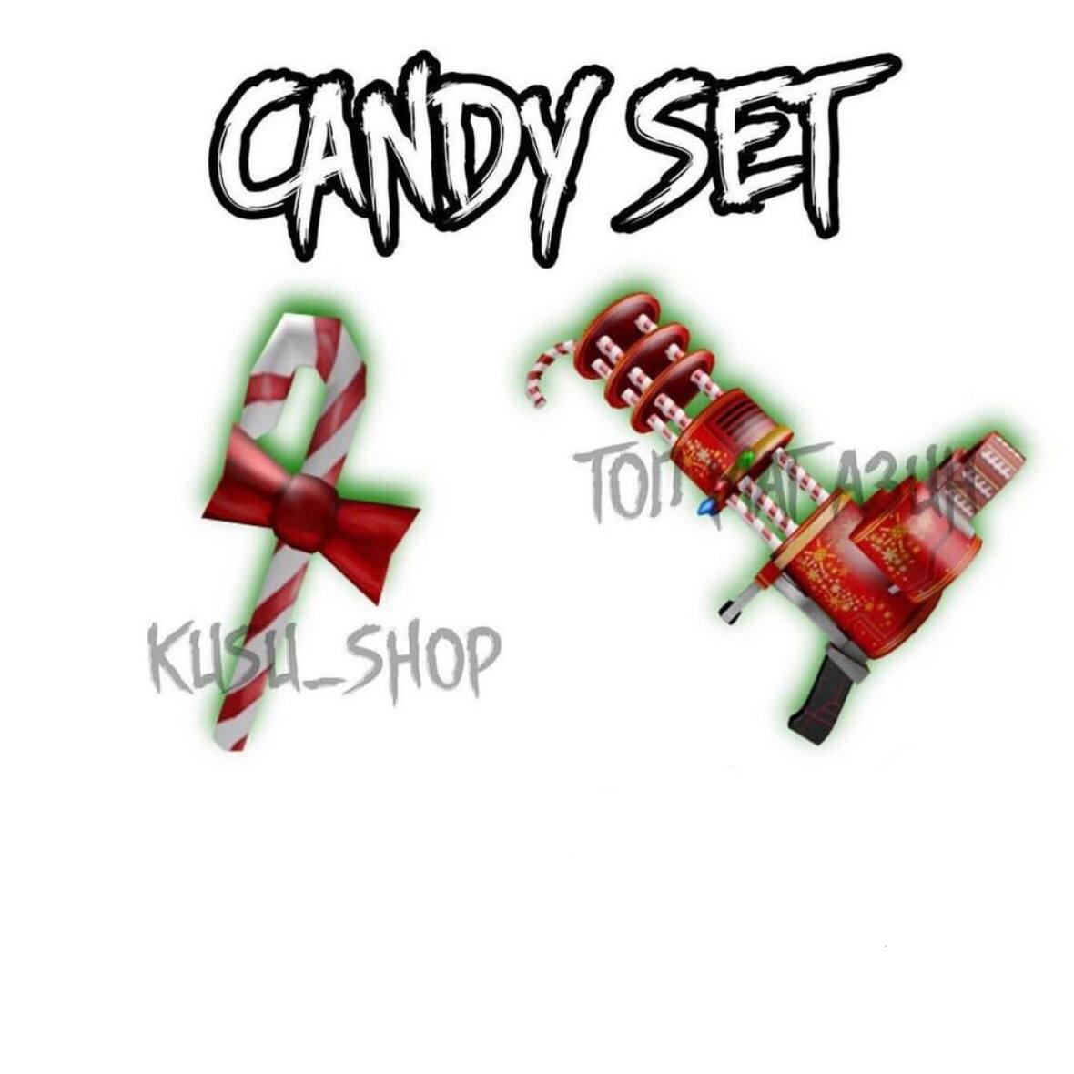 Candy set mm2 Candy knife + Sugar gun