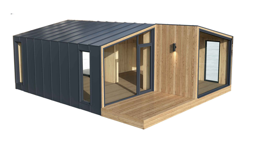 Модульный дом с террасой Каневской цена