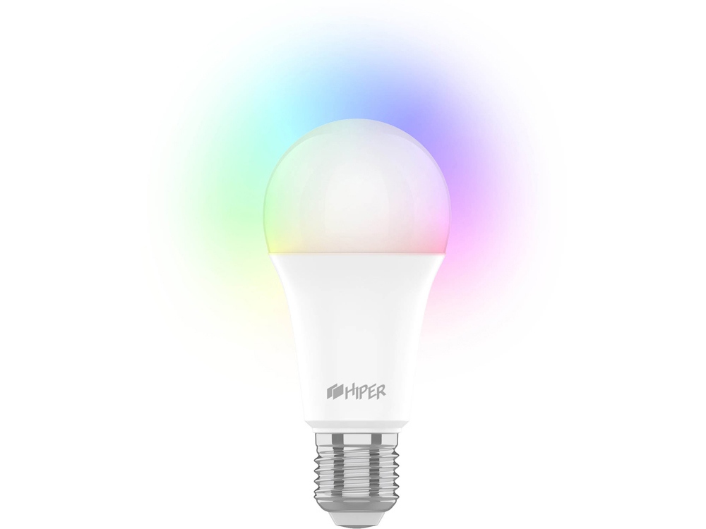 Умная лампочка HIPER IoT A60 RGB — фото 1