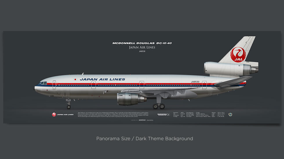 Japan Air Lines McDonnell Douglas DC-10-40 JA8530 | Aviaposter