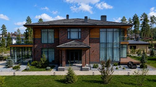 Построенный дом Райт КВ-293 — в стиле Райт, 2 этажа