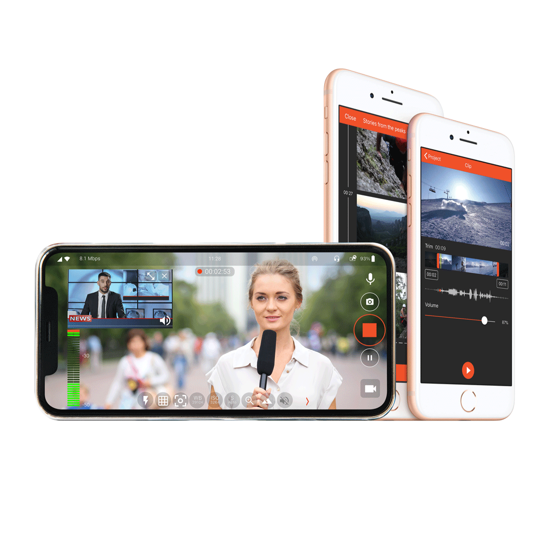 Купить мобильное приложение для прямых трансляций MoJoPro для iOS и Андроид  - программа для стриминга и онлайн трансляций с телефона от Haivision