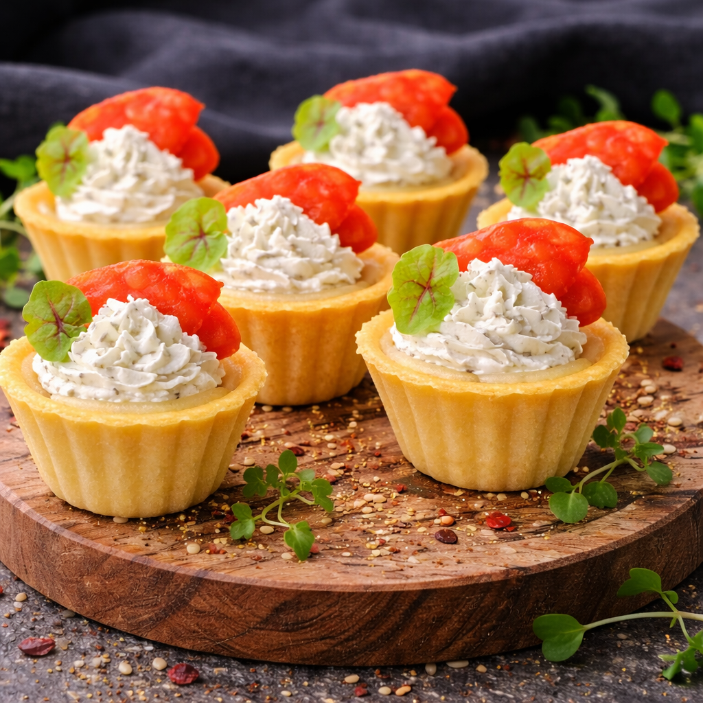 Тарталетки мясные "Гратен Пепперони" 60 шт Тарталетки мясные "Гратен Пепперони" 60 шт