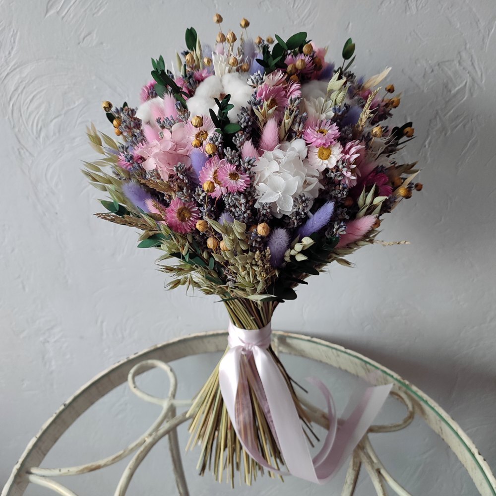 Букет из сухоцветов Мечты о весне