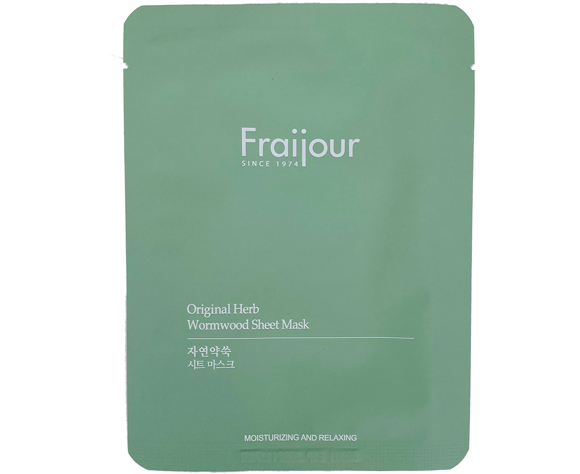 [Fraijour] тканевая маска для лица Original Herb Wormwood Sheet Mask, 5 шт * 23 мл. Fraijour маска тканевая для лица - Original. Fraijour тканевая маска растительные экстракты Original Herb Wormwood Sheet Mask. Тканевая маска для лица Original Herb Wormwood Sheet Mask.