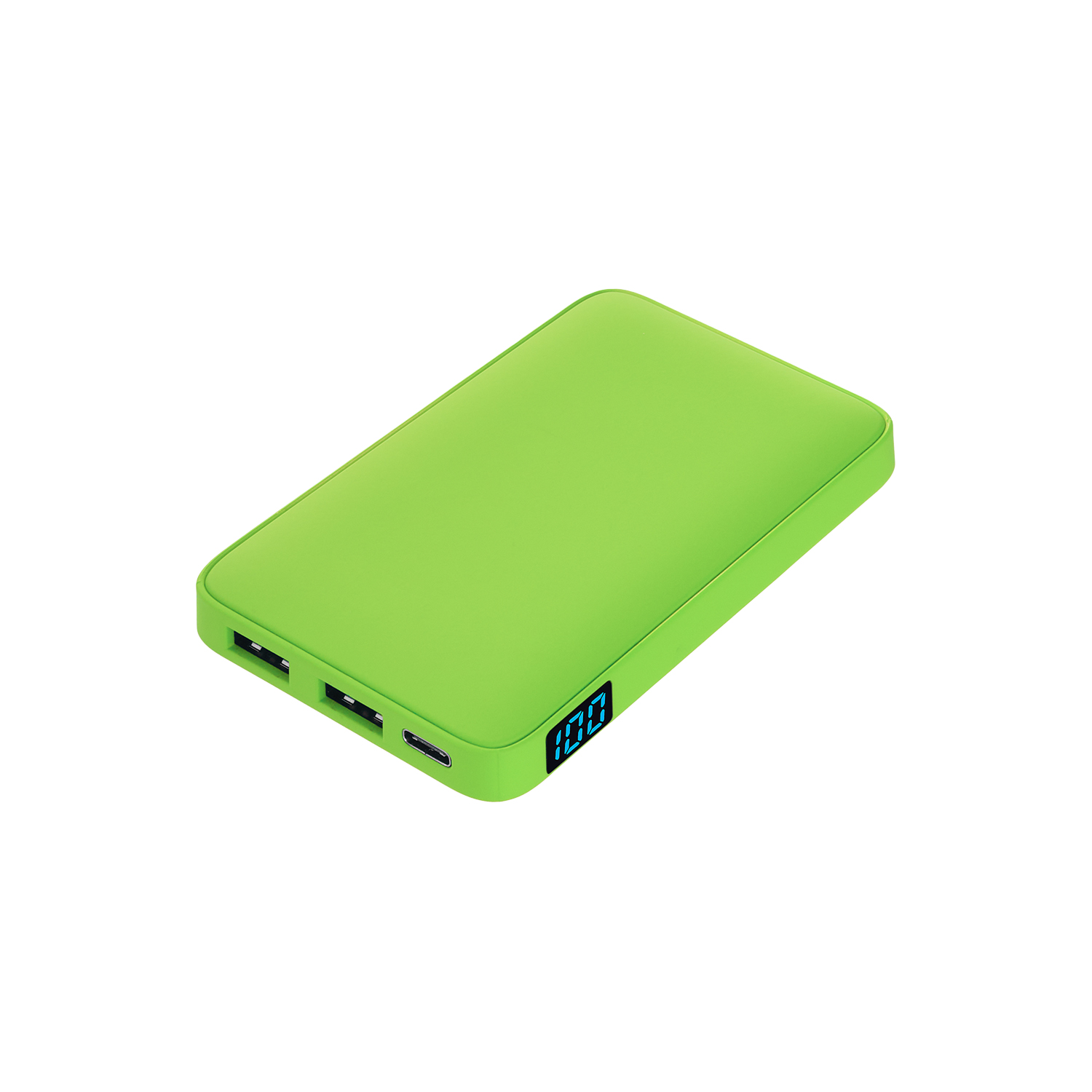 Внешний аккумулятор с подсветкой Ancor 5000 mAh, салатовый — фото 1