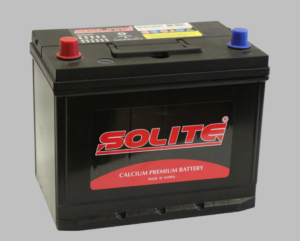 Battery москва. Solite 95d26l. Solite 95d26l с бортиком (85r 650a 260x168x220). Solite 85 аккумулятор. АКБ Солайт 95d26rbh.