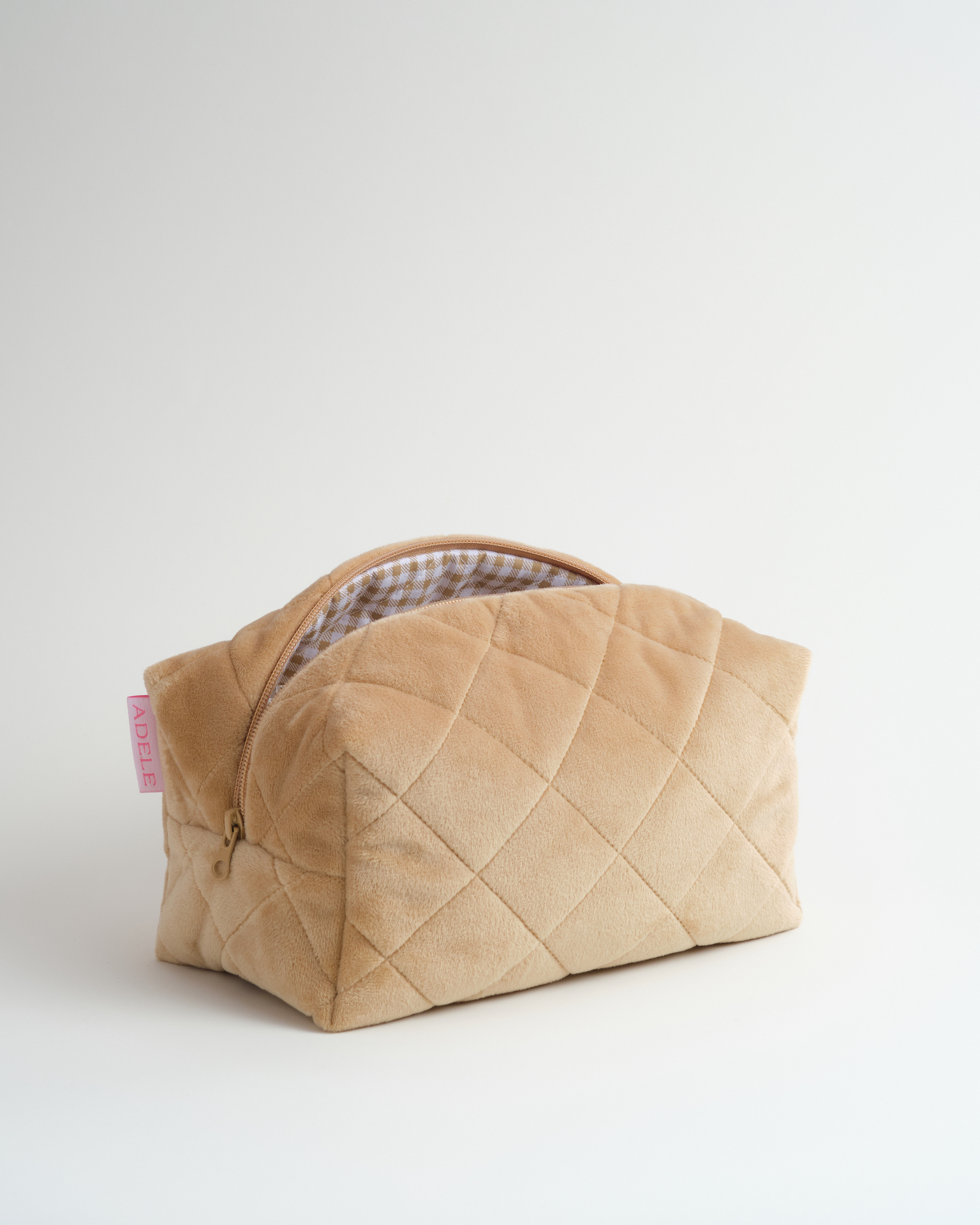 Косметичка "Бежевый плюш"