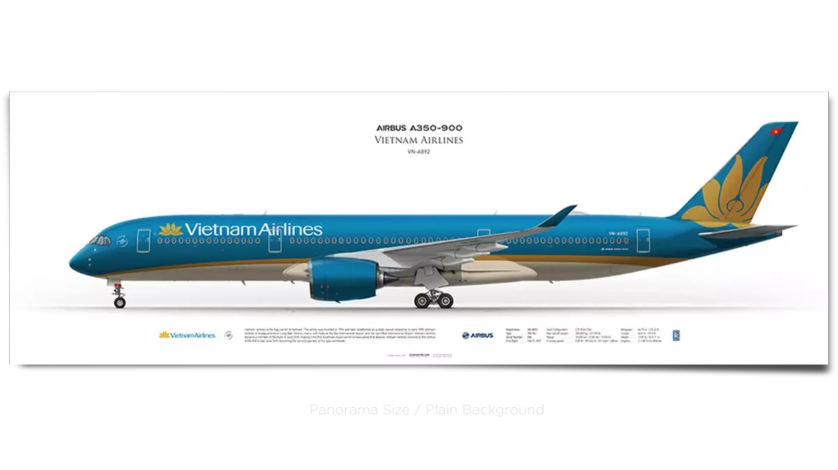 Vietnam Airlines Airbus A350-900 VN-A892 | Aviaposter