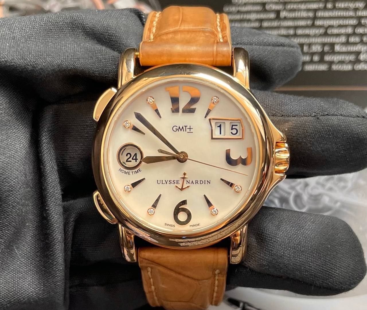 Ulysse Nardin Dual Time Ladies Rose Gold