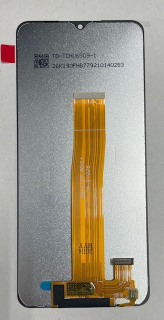 Дисплей с тачскрином Samsung M12 / M127 (черный) ориг. переклейка без рамки