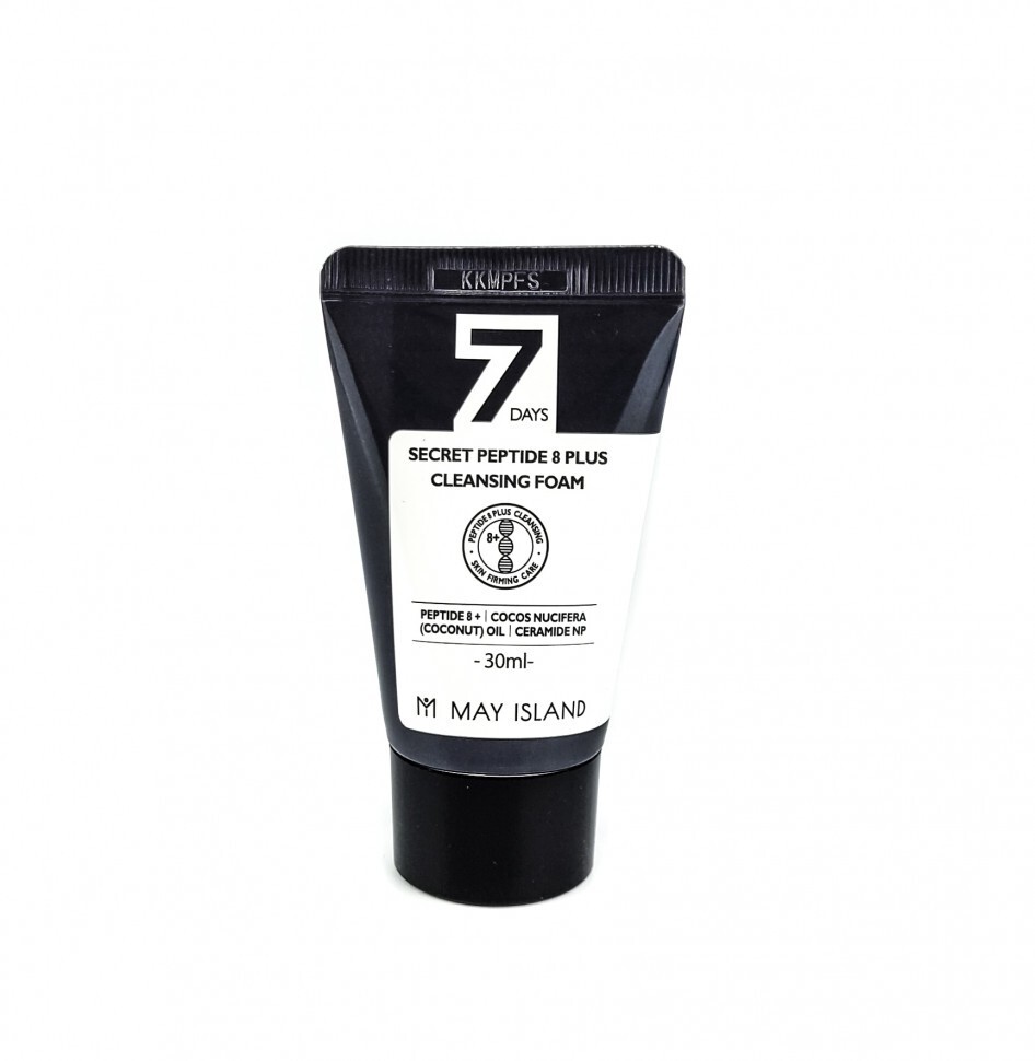 7 day secret. Очищающая пенка с пептидами 7 Days Secret Peptide 8 Plus Cleansing Foam 30 мл.. May Island пенка с 8 пептидами Secret Peptide 8 Plus Cleansing Foam, 30мл. May Island 7 Days Secret Peptide 8 Plus. May Island очищающая пенка с пептидным комплексом 7days Secret Peptide 8 Plus.